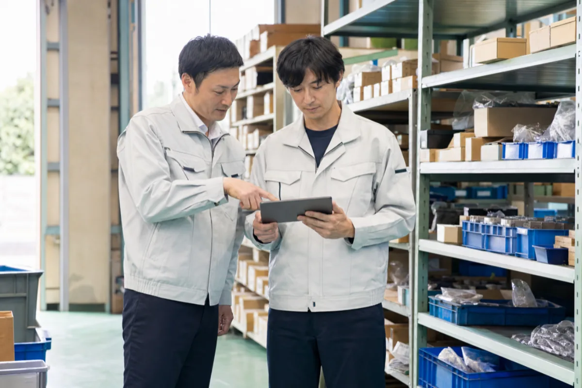 データを見ながらの業務改善作業